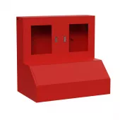 Щит пожарный комбинированный "Модуль" (2 двери оргстекло) Щит пожарный комбинированный "Модуль" (2 двери оргстекло)