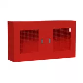 Щит пожарный металлический закрытый (2 двери сетка) Щит пожарный металлический закрытый (2 двери сетка)
