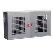 Щит пожарный закрытый из нержавеющей стали (2 двери сетка) Щит пожарный закрытый из нержавеющей стали (2 двери сетка)